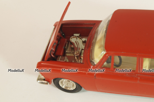 Москвич-408, красный, март 1992г., Тантал/Радон 1:43  №1
