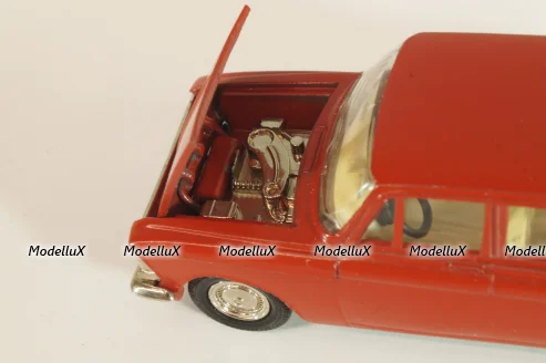 Москвич-408, красный, март 1992г., Тантал/Радон 1:43  №1