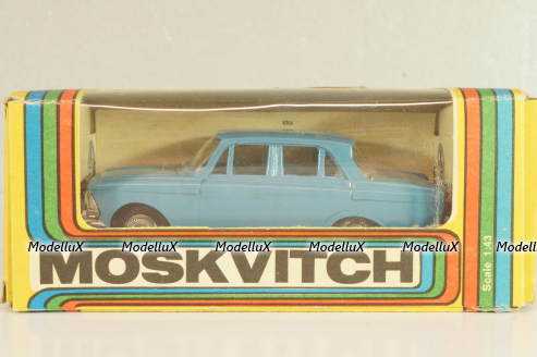 Москвич-408, серо-голубой, февраль 1994г,, Тантал/Радон 1:43