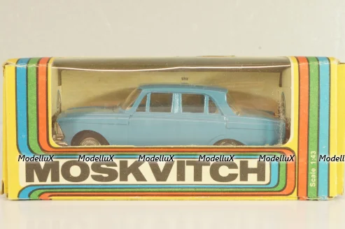 Москвич-408, серо-голубой, февраль 1994г,, Тантал/Радон 1:43
