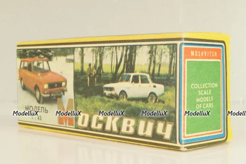 Москвич-408, серо-голубой, февраль 1994г,, Тантал/Радон 1:43