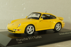 Porsche 911 (993) Turbo 1995, yellow, 943069205, Minichamps/Maxichamps 1:43