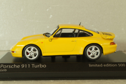 Porsche 911 (993) Turbo 1995, yellow, 943069205, Minichamps/Maxichamps 1:43