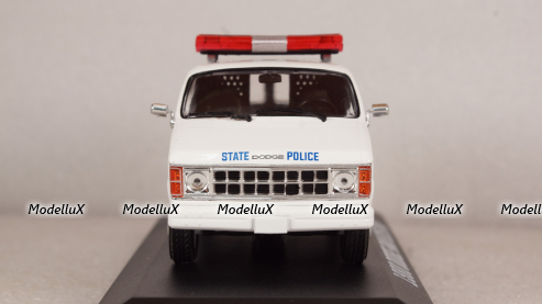 Dodge RAM B250 Indiana State Police 1980, White, Greenlight 1:43