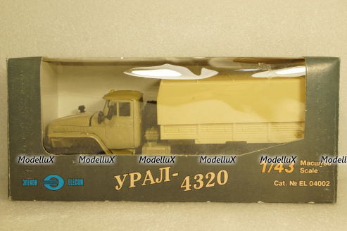 Урал-43206, бежевый, Элекон 1:43