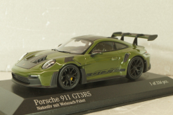 Porsche 911 (992) GT3 RS 2024, olive, with black wheells, 410062110, Minichamps 1:43  