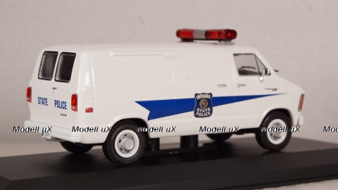Dodge RAM B250 Indiana State Police 1980, White, Greenlight 1:43