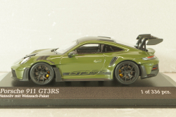 Porsche 911 (992) GT3 RS 2024, olive, with black wheells, 410062110, Minichamps 1:43  