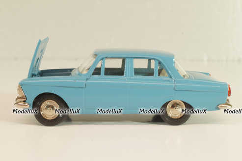 Москвич-408, серо-голубой, февраль 1994г,, Тантал/Радон 1:43