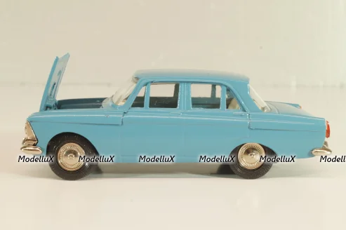 Москвич-408, серо-голубой, февраль 1994г,, Тантал/Радон 1:43