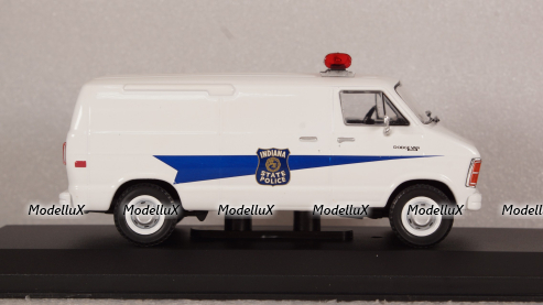 Dodge RAM B250 Indiana State Police 1980, White, Greenlight 1:43