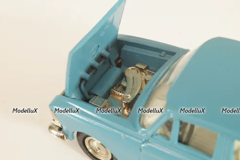 Москвич-408, серо-голубой, февраль 1994г,, Тантал/Радон 1:43