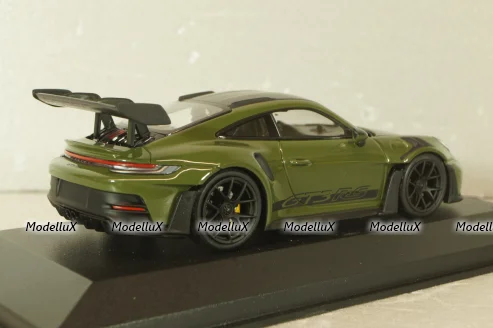 Porsche 911 (992) GT3 RS 2024, olive, with black wheells, 410062110, Minichamps 1:43  