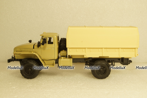 Урал-43206, бежевый, Элекон 1:43