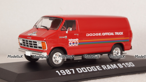 Dodge RAM B150 Official Truck Indy 500 1987, 86576, Greenlight 1:43