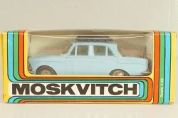 Москвич-408 с багажником, голубой,  Август 1989г., Тантал/Радон 1:43
