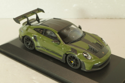 Porsche 911 (992) GT3 RS 2024, olive, with black wheells, 410062110, Minichamps 1:43  