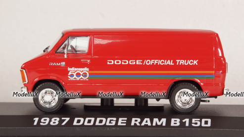 Dodge RAM B150 Official Truck Indy 500 1987, 86576, Greenlight 1:43