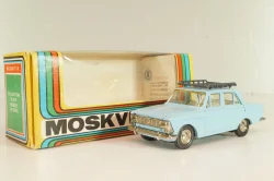 Москвич-408 с багажником, голубой,  Август 1989г., Тантал/Радон 1:43