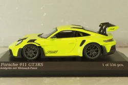 Porsche 911 (992) GT3 RS 2023,  green, with black wheells,, 410062111, Minichamps 1:43  