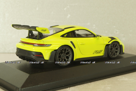 Porsche 911 (992) GT3 RS 2023,  green, with black wheells,, 410062111, Minichamps 1:43  