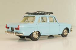 Москвич-408 с багажником, голубой,  Август 1989г., Тантал/Радон 1:43