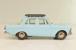 Москвич-408 с багажником, голубой,  Август 1989г., Тантал/Радон 1:43