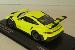 Porsche 911 (992) GT3 RS 2023,  green, with black wheells,, 410062111, Minichamps 1:43  