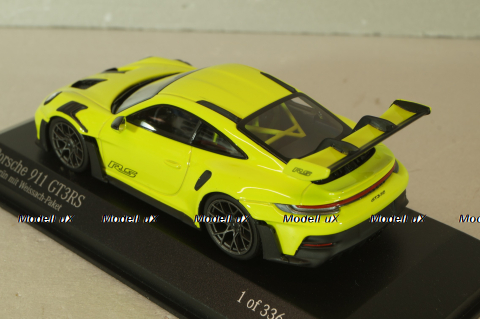 Porsche 911 (992) GT3 RS 2023,  green, with black wheells,, 410062111, Minichamps 1:43  