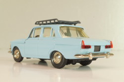 Москвич-408 с багажником, голубой,  Август 1989г., Тантал/Радон 1:43
