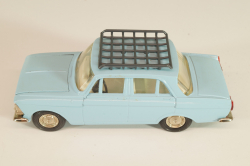 Москвич-408 с багажником, голубой,  Август 1989г., Тантал/Радон 1:43