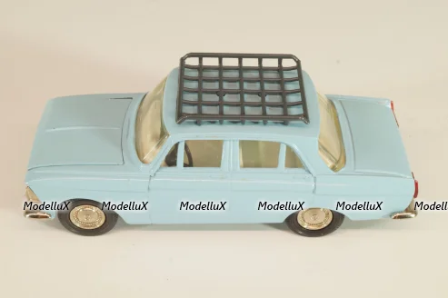 Москвич-408 с багажником, голубой,  Август 1989г., Тантал/Радон 1:43