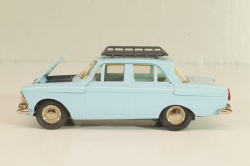 Москвич-408 с багажником, голубой,  Август 1989г., Тантал/Радон 1:43