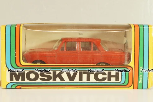 Москвич-408, красный,  Январь 1989г., Тантал/Радон 1:43  №2