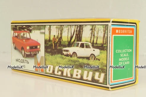 Москвич-408, красный,  Январь 1989г., Тантал/Радон 1:43  №2