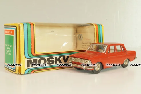 Москвич-408, красный,  Январь 1989г., Тантал/Радон 1:43  №2