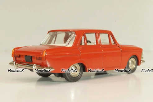 Москвич-408, красный,  Январь 1989г., Тантал/Радон 1:43  №2