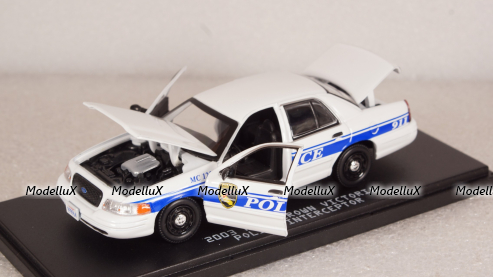 Ford Crown Victoria Police Interceptor from the Series McGyver 2003, 86520, Greenlight 1:43