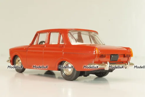 Москвич-408, красный,  Январь 1989г., Тантал/Радон 1:43  №2