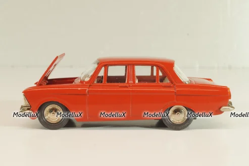 Москвич-408, красный,  Январь 1989г., Тантал/Радон 1:43  №2