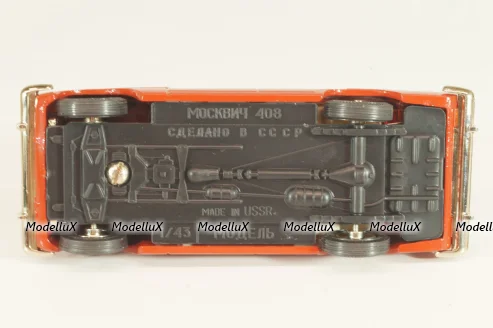 Москвич-408, красный,  Январь 1989г., Тантал/Радон 1:43  №2