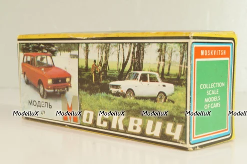 Москвич-408, красный,  Август 1989г., Тантал/Радон 1:43  №3