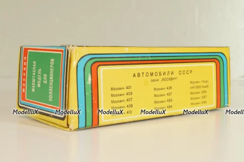 Москвич-408, красный,  Август 1989г., Тантал/Радон 1:43  №3