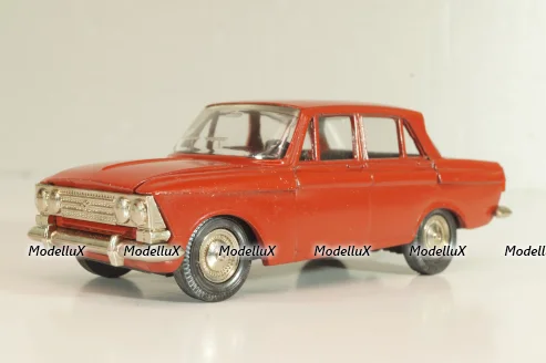 Москвич-408, красный,  Август 1989г., Тантал/Радон 1:43  №3
