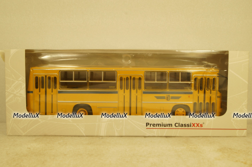 Икарус-260 Leipziger Verkehrsbettriebe yellow/blue, PCL47155, Premium Classixxs 1:43