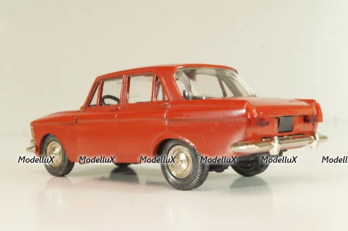 Москвич-408, красный,  Август 1989г., Тантал/Радон 1:43  №3