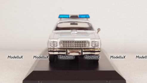 Plymouth Fury Smokey & Bandit 1975 silver, 86581, Greenlight 1:43