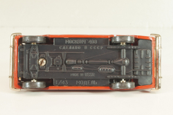 Москвич-408, красный,  Август 1989г., Тантал/Радон 1:43  №3
