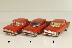 Москвич-408, красный,  Август 1989г., Тантал/Радон 1:43  №3