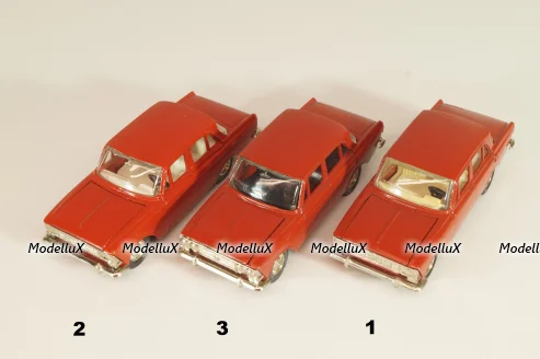 Москвич-408, красный, март 1992г., Тантал/Радон 1:43  №1